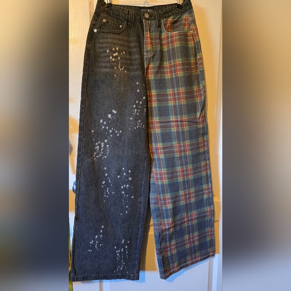 DOLLS KILL~Current Mood~ Too Punk Denim Jeans - Picture 3 of 9